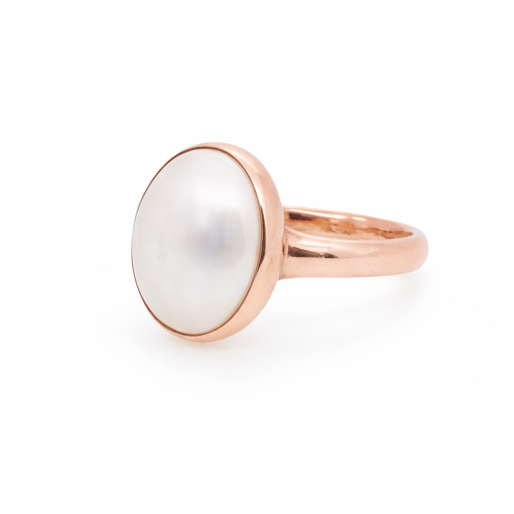 9ct Rose Gold and Mabe Pearl