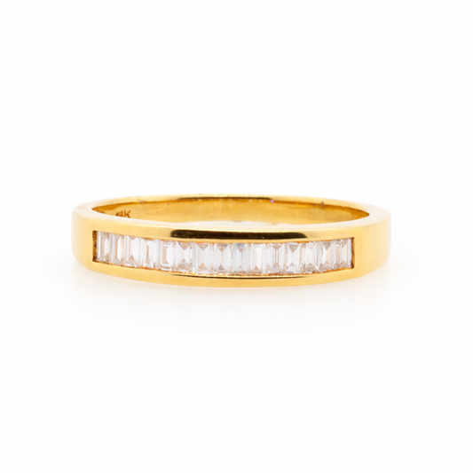 18ct Yellow Gold Baguette Eternity/Wedder