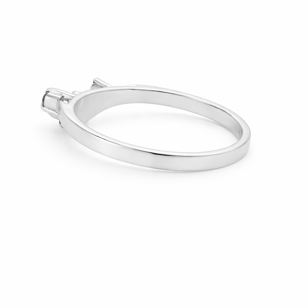 9ct White Gold Eternity Ring with Diamonds