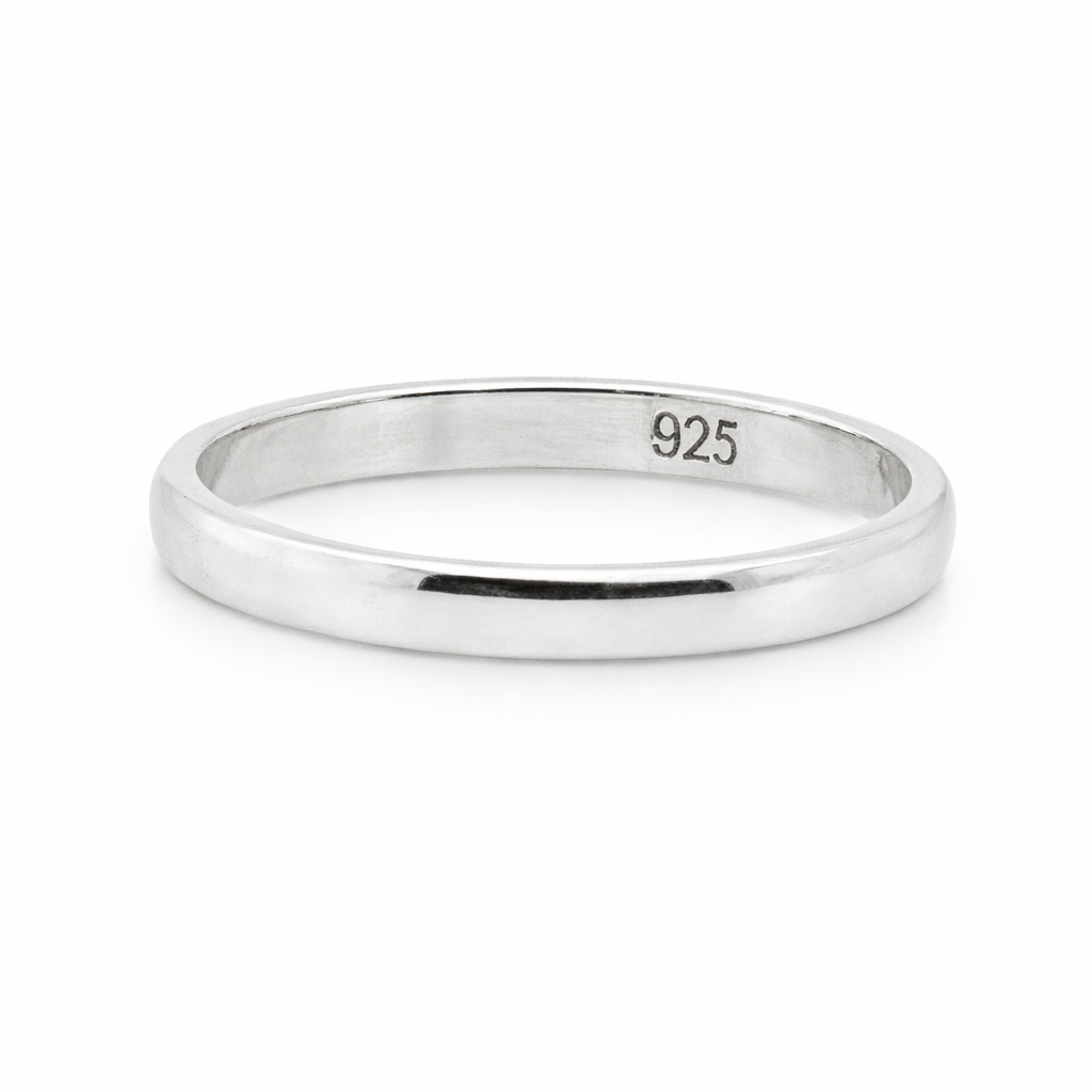 Sterling Silver Plain Band