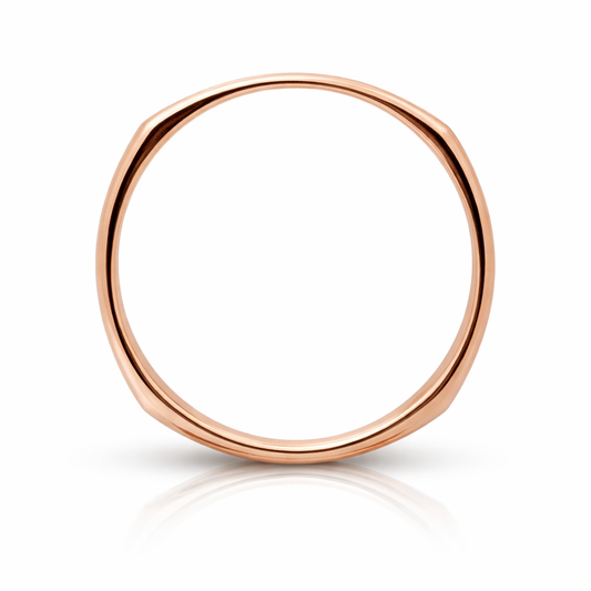 9ct White, Rose and Yellow Gold Wedder