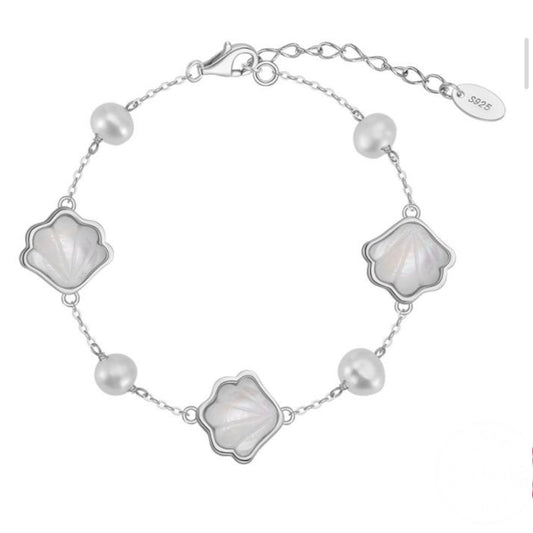 Sterling Silver Fresh Water Pearl Bracelet