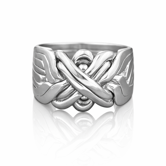 Sterling Silver Turkish Puzzle Ring