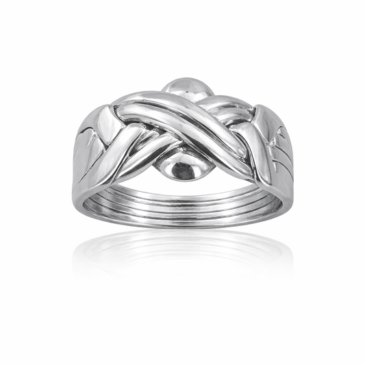 Sterling Silver Turkish Puzzle Ring
