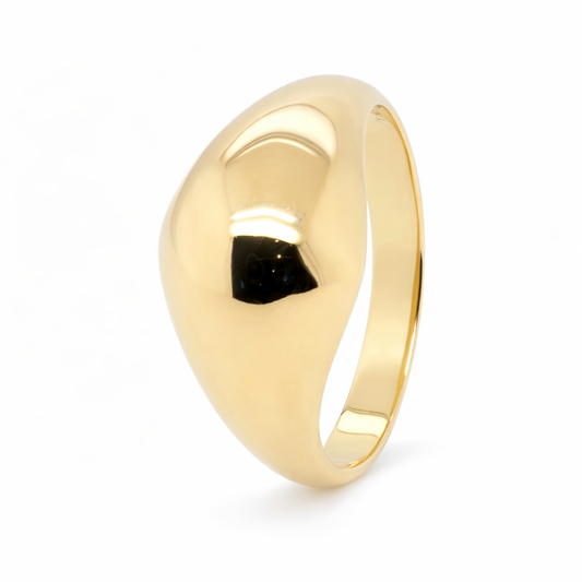 9ct Gold Dome Ring