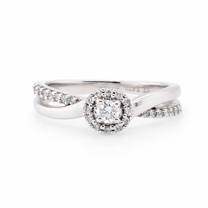 10ct White Gold and Diamonds