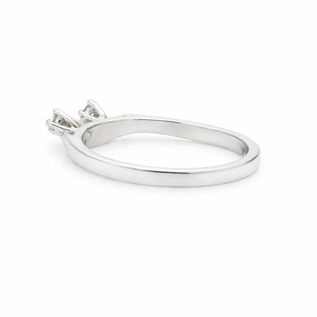 9ct White Gold Eternity Ring with&nbsp; Diamonds