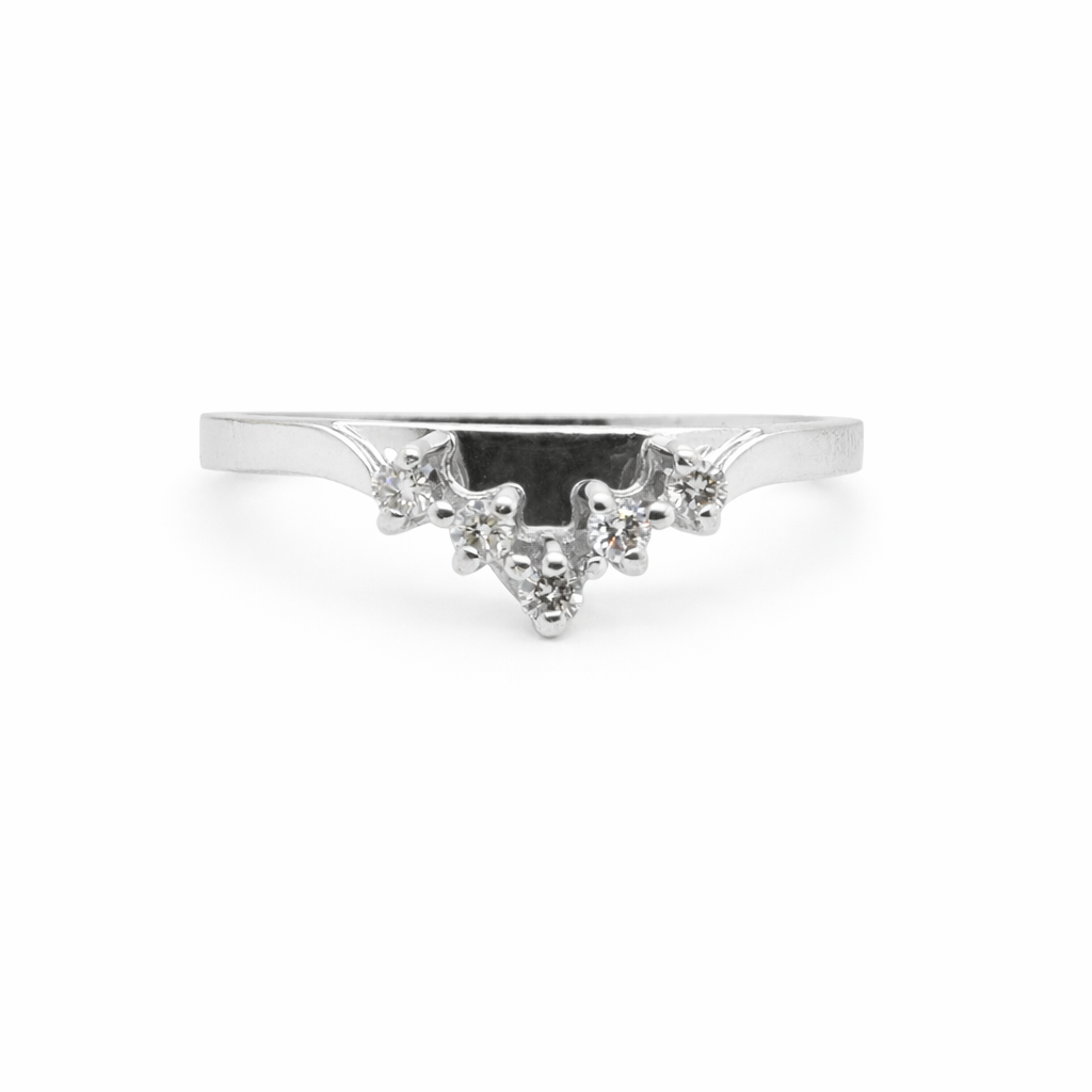 9ct White Gold Eternity Ring with Diamonds