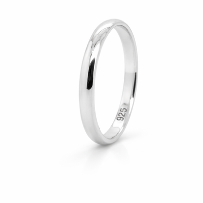 Sterling Silver Plain Band