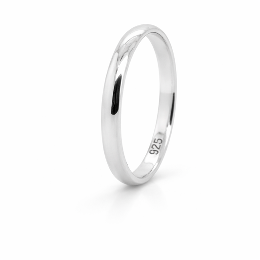 Sterling Silver Plain Band