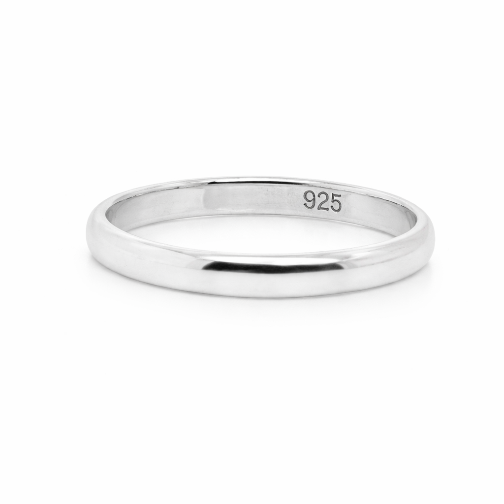 Sterling Silver Plain Band