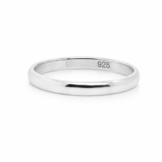 Sterling Silver Plain Band