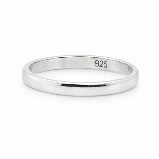 Sterling Silver Plain Band