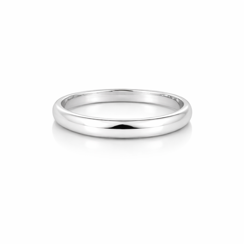 18ct White Gold Wedder Comfort Fit