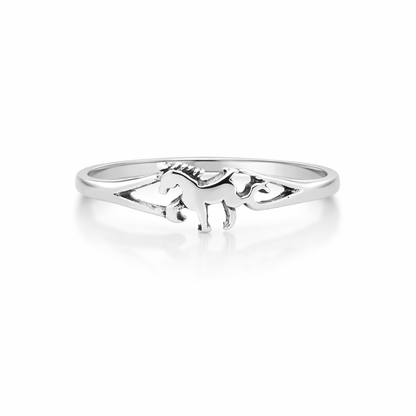 Sterling Silver Horse Ring