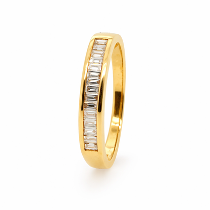 18ct  Yellow Gold Baguette Eternity/Wedder