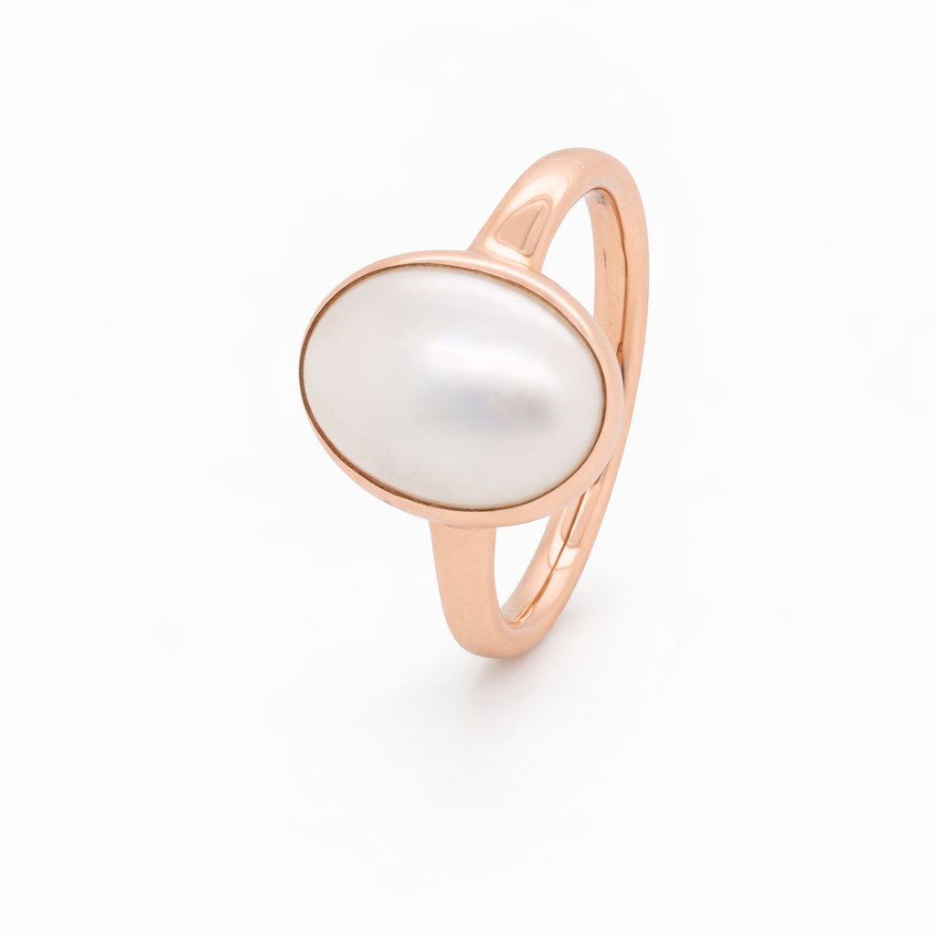 9ct Rose Gold and Mabe Pearl