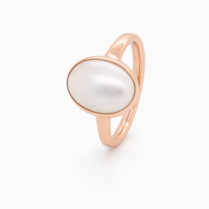 9ct Rose Gold and Mabe Pearl