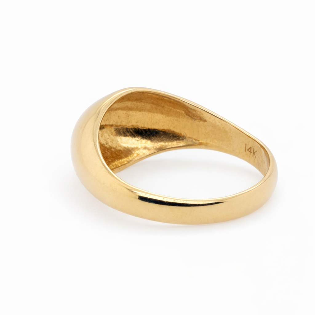 9ct Gold Dome Ring