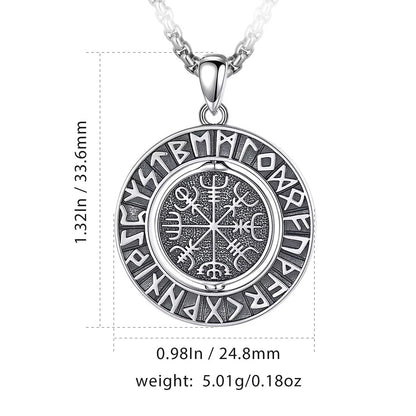 Sterling Silver Viking Pendant