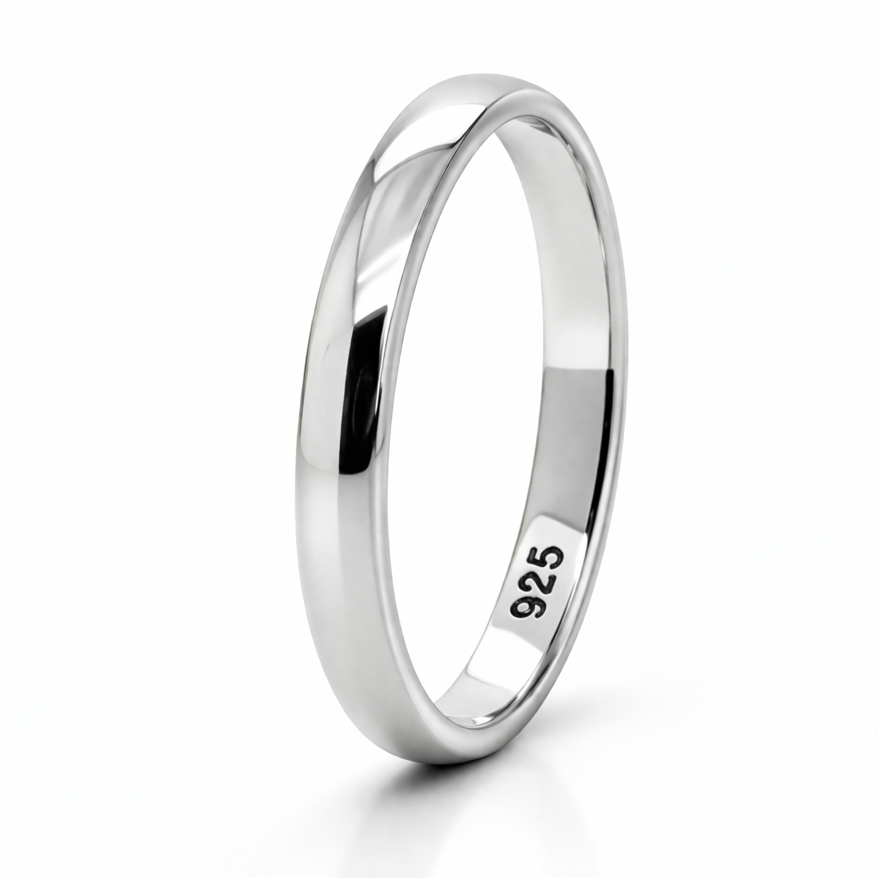 Sterling Silver Plain Band