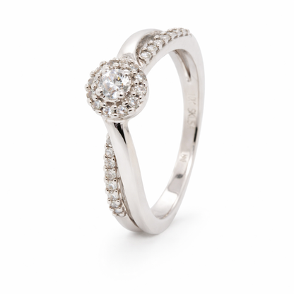 10ct White Gold and Diamonds